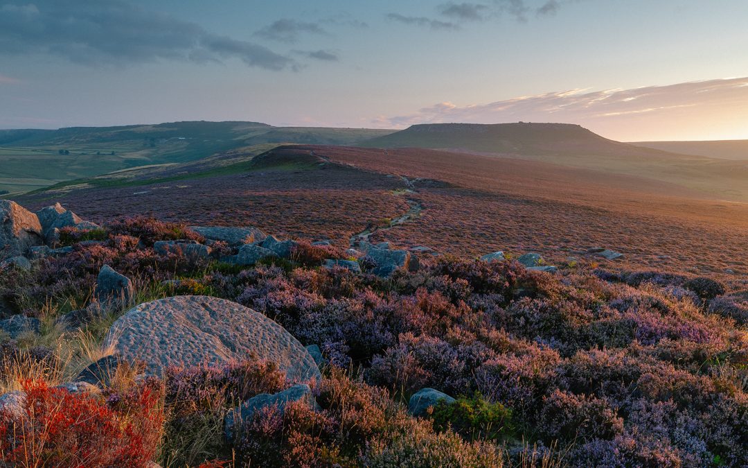 Higger Tor from Over Owler Tor in the Peak District